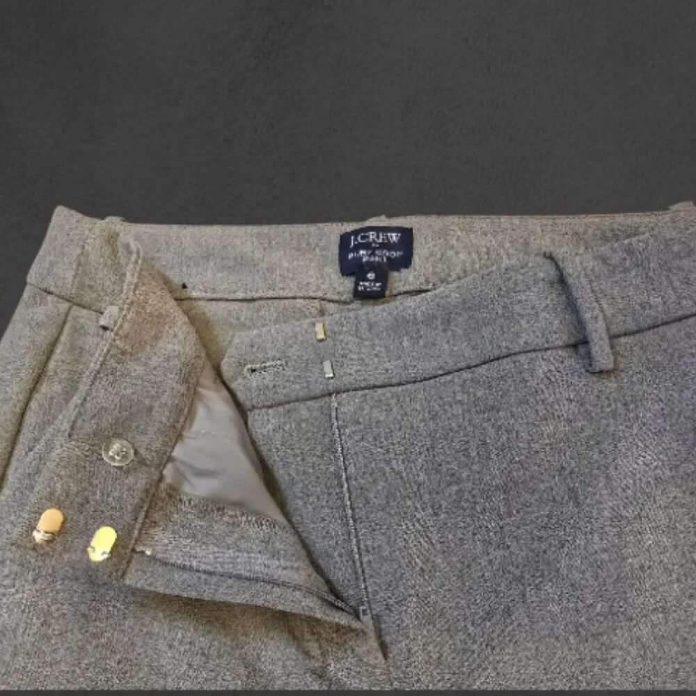 J CREW Rugby Crop Pant Pencil Ankle Slim sz 6